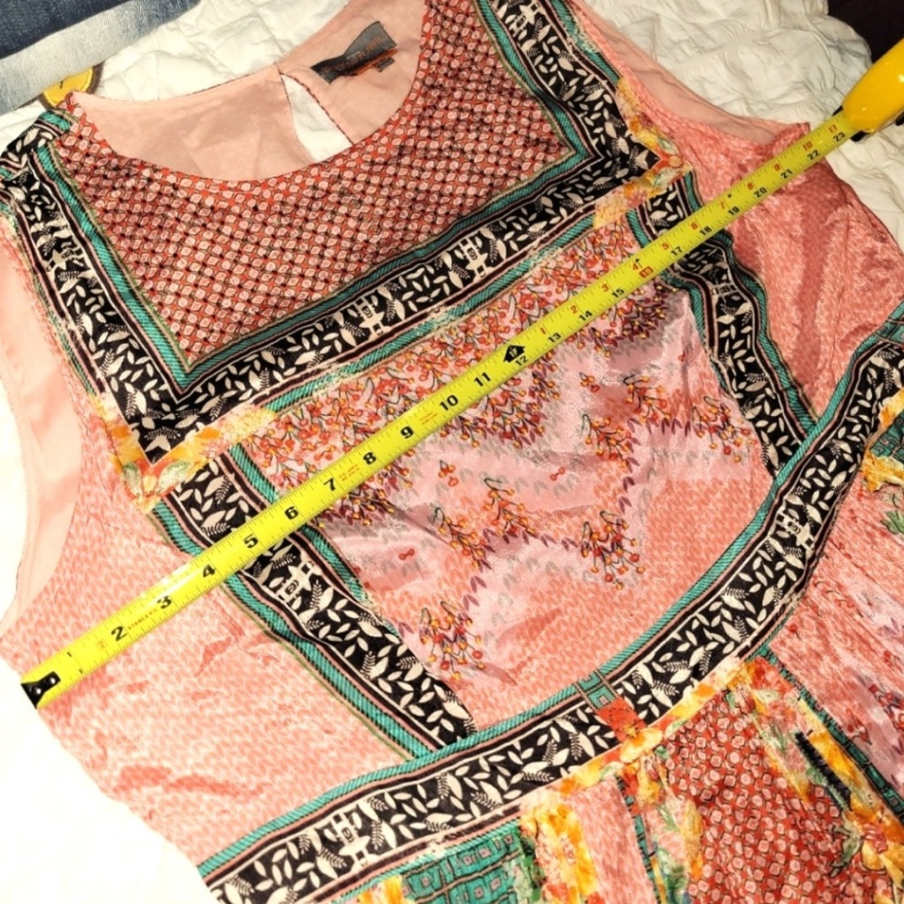 Anthropologie Bhanuni Jyoti Alessandra Maxi Dress 20W embroidered, beaded, gorg. - Picture 4 of 6